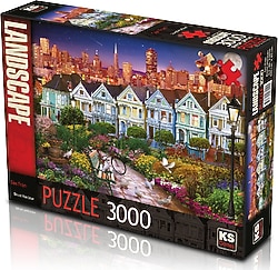 KS Games San Fran Puzzle 3000 Parça 23010