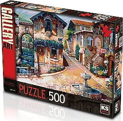 KS Games The Fountain On The Square 500 Parça Puzzle 20068