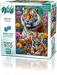 KS Games Tigers Family 300 parça Puzzle 19258