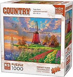 KS Games Tulip Farm 1000 Parça Puzzle 20787