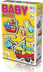 KS Games Ulaşım Araçları Baby Puzzle