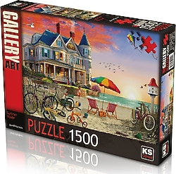 KS Games Yazlık Ev Puzzle 1500 Parça 22012