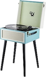 Ktools Long Play Retro K216 Mavi Ayaklı Retro Pikap