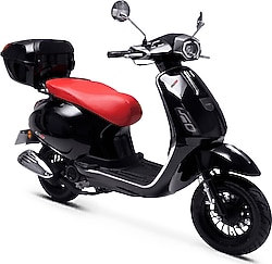 Kuba AZ50 49 cc Scooter Motosiklet Siyah