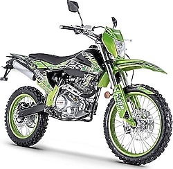 Kuba Race125 Cross 125 cc Motosiklet Yeşil