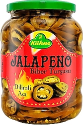 Kühne Jalapeno 650 gr Dilimli Biber Turşusu