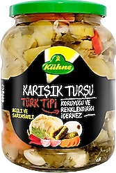 Kühne Türk Tipi 680 gr / 720 ml Karışık Turşu