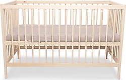 Kukka 2 Kademeli 70x140 cm Doğal Ahşap Beşik