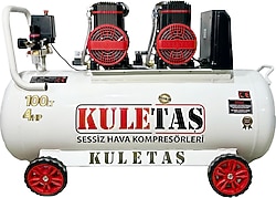 Kuletaş YS2100 4 Hp 100 lt Yağsız Sessiz Premium Kafa Kompresör