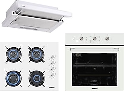 Kumtel Dizayn Aspiratörlü Ankastre Set