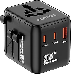 Kumtel HMTA-01 Evrensel Seyahat Adaptörü Priz Dönüştürücü