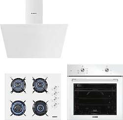 Kumtel Home Basic Beyaz Ankastre Set