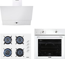 Kumtel Home Beyaz Ankastre Set