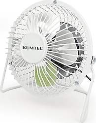 Kumtel KUF-103 Beyaz Masaüstü USB Fan