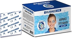 Kurmed Optik Çocuk Kapatıcı Göz Pedi Erkek 100 Adet