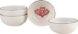 Kütahya Porselen Bone Multi Chirpy 4'lü 8 cm Kase