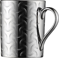 Kütahya Porselen Forest 2'li Mug Bardak Platin 10930