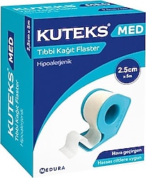 Kuteks Med 2.5cm x 5m Kağıt Flaster