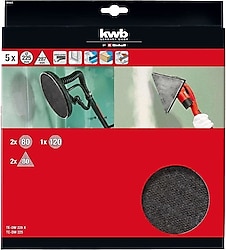 Kwb 491005 225 mm 5'li Duvar Zımpara Kağıdı