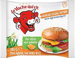 La Vache Qui Rit Cheddarlı Dilimli Burger Peyniri 180 gr