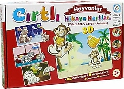 Laço Cırtlı Hikaye Kartları Hayvanlar LC7205