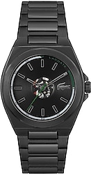 Lacoste Reno LAC2011336 Çelik Kordon Siyah Erkek Kol Saati