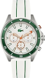 Lacoste Mainsail LAC2011362 Silikon Kordon Beyaz Erkek Kol Saati