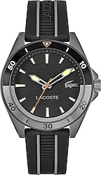 Lacoste Mainsail LAC2011457 Silikon Kordon Siyah Erkek Kol Saati