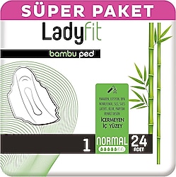 Ladyfit Bambu Süper Normal 24'lü Ped