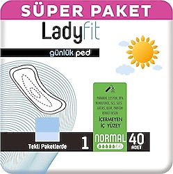 Ladyfit Günlük Ped Normal 40'lı