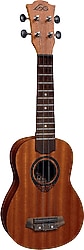 Lag GLU TKU8S Tiki Soprano Open Pore Natural Ukulele