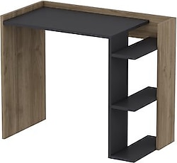 Lagomood Ruby Ceviz-Antrasit Çalışma Masası