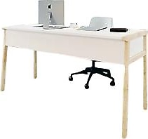 Lagomood Zenith 150 cm Beyaz-Meşe Çalışma Masası