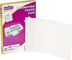 Lamiess A4 150 Micron 100'lü Polyester Laminasyon Filmi