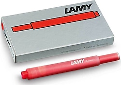 Lamy T10 5'li Dolma Kalem Kartuşu Kırmızı