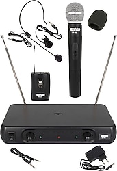 Lastvoice LM-102EY 2'li Kablosuz El + Yaka Mikrofonu