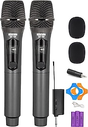 Lastvoice SXC-888E 2'li Şarjlı Kablosuz Mikrofon Seti
