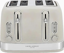 Laura Ashley Sage Leaf 4 Dilim Gri Ekmek Kızartma Makinesi