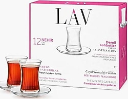 Lav Nehir 6 Kişilik Çay Seti