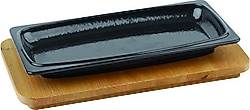 Lava Dikdörtgen Döküm Servis Tabağı 30x15 cm LV ECO ST 3015 K4