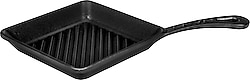 Lava Döküm 16x16 cm Saplı Mini Kare Izgara Tava