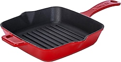 Lava Kare Yekpare Saplı 20x20 cm Döküm Izgara Tava