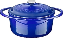 Lava Heritage Yuvarlak Mavi 20 cm Döküm Tencere