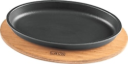Lava LV HRC 062 AH 062 PL Ahşap Altlıklı Oval Döküm Servis Tabağı