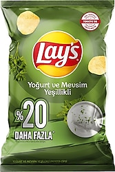 Lays Yoğurt ve Mevsim Yeşillikli Parti Boy Cips 160 gr