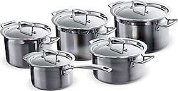 Le Creuset Triply 10 Parça Çelik Tencere Seti