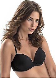 Le Jardin Angeline 7050 Siyah Destekli Balenli Push Up Sütyen