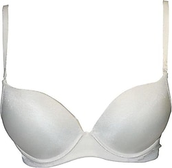 Le Jardin Clara 7033 Beyaz Balenli Push Up Sütyen