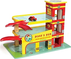 Le Toy Van Dino'nun Kırmızı Garajı