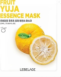 Lebelage Fruit Yuja Essence Nemlendirici Kağıt Maske